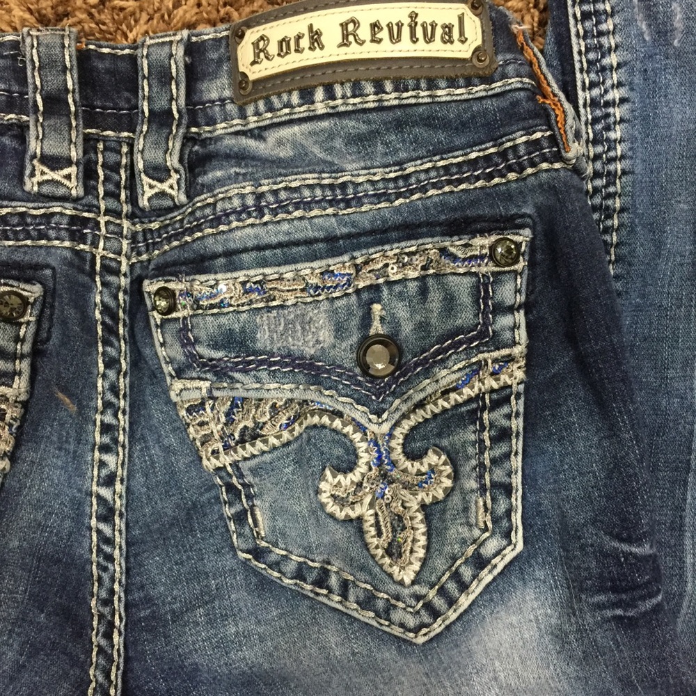 Rock Revival Embellished Skinny Jeans